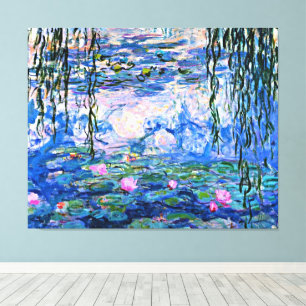 Monet-Vatten Lilies, 1919 Canvastryck