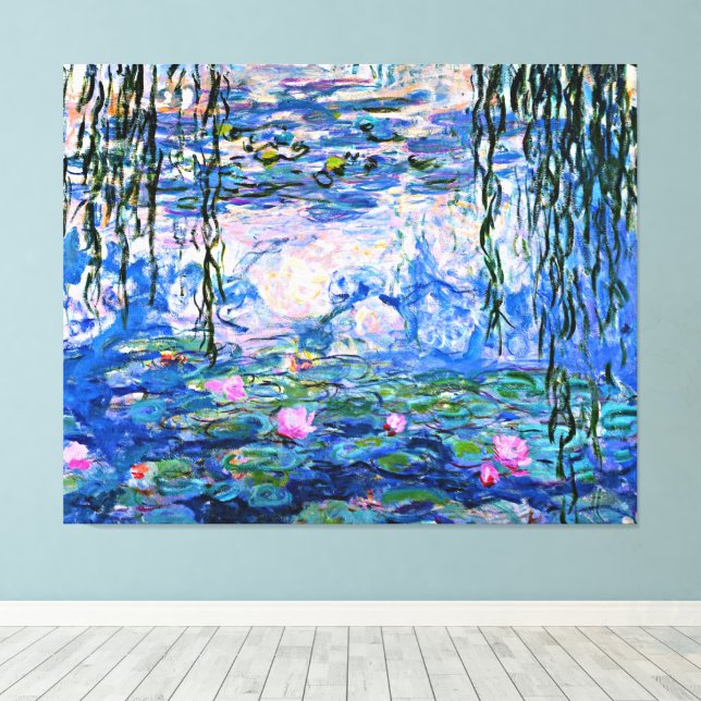 Monet-Vatten Lilies, 1919 Canvastryck (Insitu (trägolv))