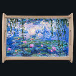 Monet, Vatten Lilies, 1919 Frukostbricka<br><div class="desc">Vatten Lilies,  1919,  berömd-tavla av Impressionististen,  Claude Monet</div>