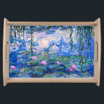 Monet, Vatten Lilies, 1919 Frukostbricka<br><div class="desc">Vatten Lilies,  1919,  berömd-tavla av Impressionististen,  Claude Monet</div>