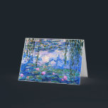Monet - Vatten Lilies, 1919 Kort<br><div class="desc">Berömd av Claude Monet: Vatten Lilies,  1919</div>