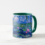 Monet: Vatten Lilies 1919, målning av berömd Mugg<br><div class="desc">Claude Monet: Vatten Lilies Red,  1919,  Impressionistiskt konstkaffe mugg.</div>