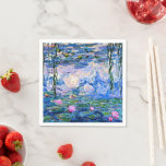 Monet-Vatten Lilies, 1919 Pappersservett<br><div class="desc">Claude Monets berömd,  Vatten Lilies,  1919.</div>