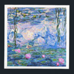 Monet - Vatten Lilies, 1919 Pappersservett<br><div class="desc">Claude Monet 1919-målning,  Vatten Lilies</div>