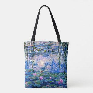 Monet - Vatten Lilies, 1919, rosa Tygkasse