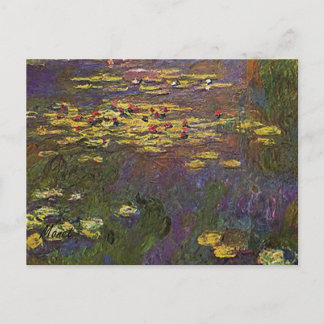 Monet Vatten Lilies 1920-vykort Vykort