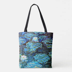 Monet - Vatten Lilies (blå) Tygkasse