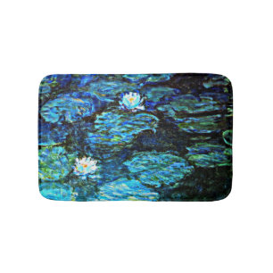 Monet - Vatten Lilies, Blue Badrumsmatta