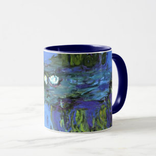 Monet - Vatten Lilies, Blue Indigo Mugg