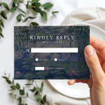 Monet Vatten Lilies Bröllop OSA Kort<br><div class="desc">Skapa dina egna personlig-bröllop OSA med Claude Monet Vatten Lilies-målning</div>