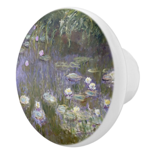 Monet Vatten Lilies Ceramic Knob Knopp (Höger)