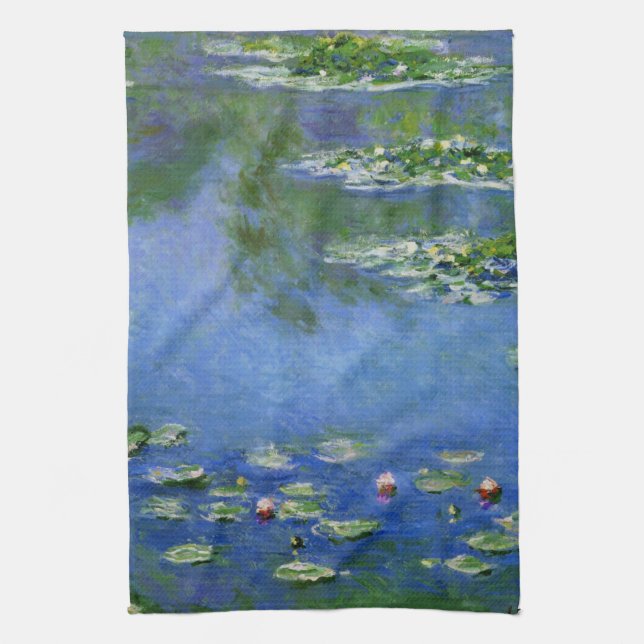 Monet Vatten Lilies Fine Art (1906) Kökshandduk (Vertikal)