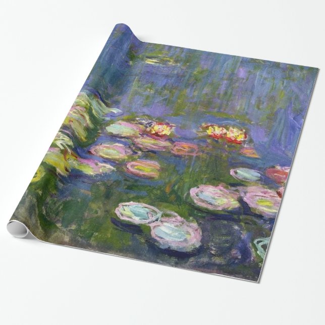 Monet Vatten Lilies Fine Art (1916) Presentpapper (Utrullad)