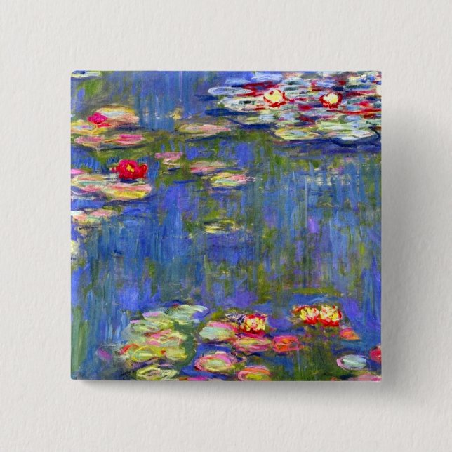 Monet Vatten Lilies Knapp (Framsida)