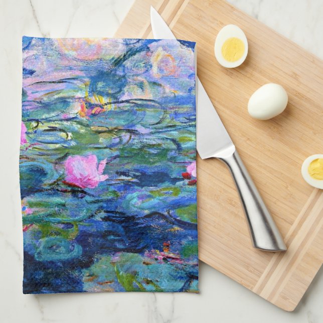 Monet, Vatten Lilies  Kökshandduk (Vikt i Fjärdedel)