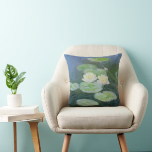 Monet - Vatten Lilies, kvällseffekt, Kudde