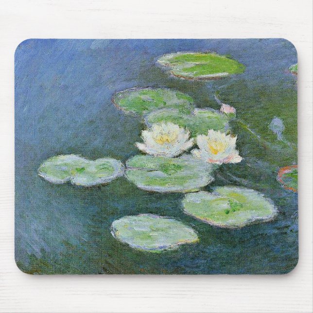 Monet - Vatten Lilies, kvällseffekt, Musmatta (Framsidan)