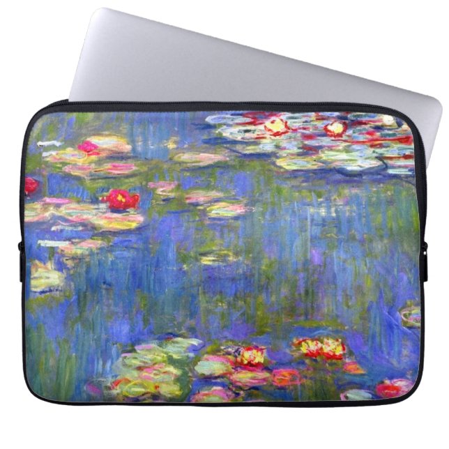 Monet Vatten Lilies Laptop Fodral (Framsidan)
