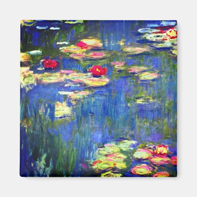 Monet Vatten Lilies Magnet (Framsidan)