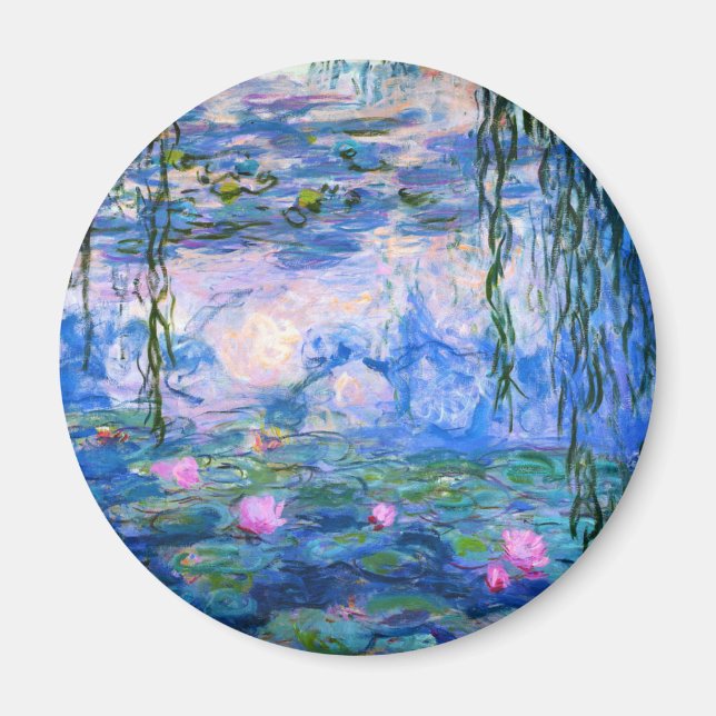 Monet Vatten Lilies Magnet (Framsidan)