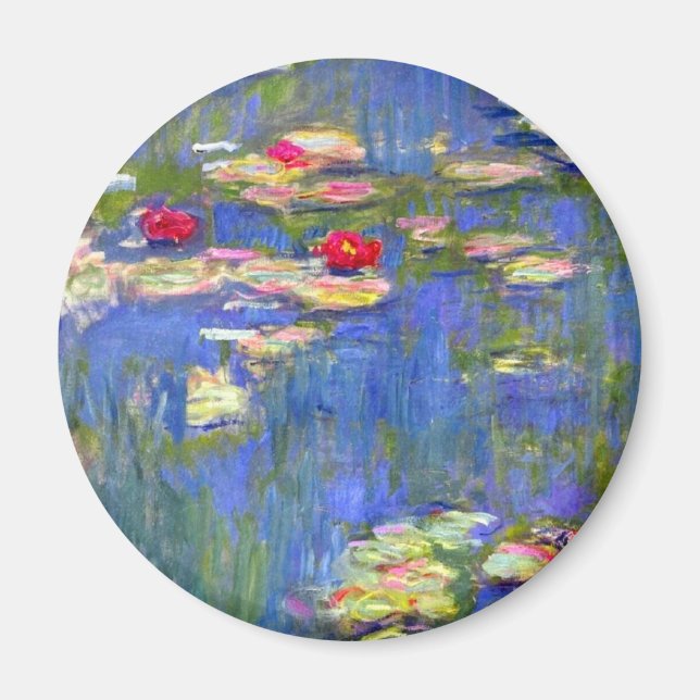 Monet Vatten Lilies Magnet (Framsidan)