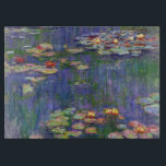 Monet Vatten Lilies mästerverk målning<br><div class="desc">Monet Vatten Lilies - Denna klassiska Monet-målning målades av Claude Monet 1916. Det är en del av hans berömd vatten lilies samling där han målar i sin trädgård i Giverney,  Frankrike. En mästermålning.</div>