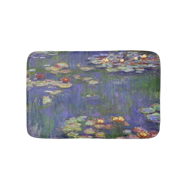 Monet Vatten Lilies mästerverk målning Badrumsmatta (Framsidan)