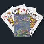 Monet Vatten Lilies mästerverk målning Casinokort<br><div class="desc">Monet Vatten Lilies - Denna klassiska Monet-målning målades av Claude Monet 1916. Det är en del av hans berömd vatten lilies samling där han målar i sin trädgård i Giverney,  Frankrike. En mästermålning.</div>