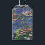 Monet Vatten Lilies mästerverk målning Presentetikett<br><div class="desc">Monet Vatten Lilies - Denna klassiska Monet-målning målades av Claude Monet 1916. Det är en del av hans berömd vatten lilies samling där han målar i sin trädgård i Giverney,  Frankrike. En mästermålning.</div>