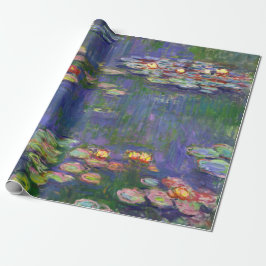 Monet Vatten Lilies mästerverk målning Presentpapper