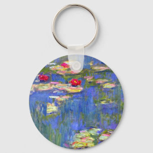 Monet Vatten Lilies Nyckelring
