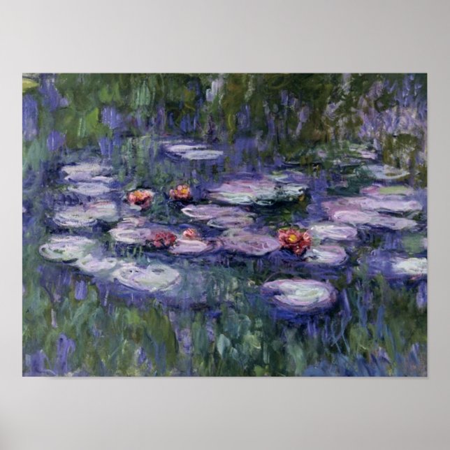 Monet - Vatten Lilies, Nympheas Poster (Framsidan)