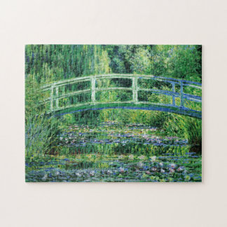 Monet Vatten Lilies och Japanska Bridge Fine Art Pussel