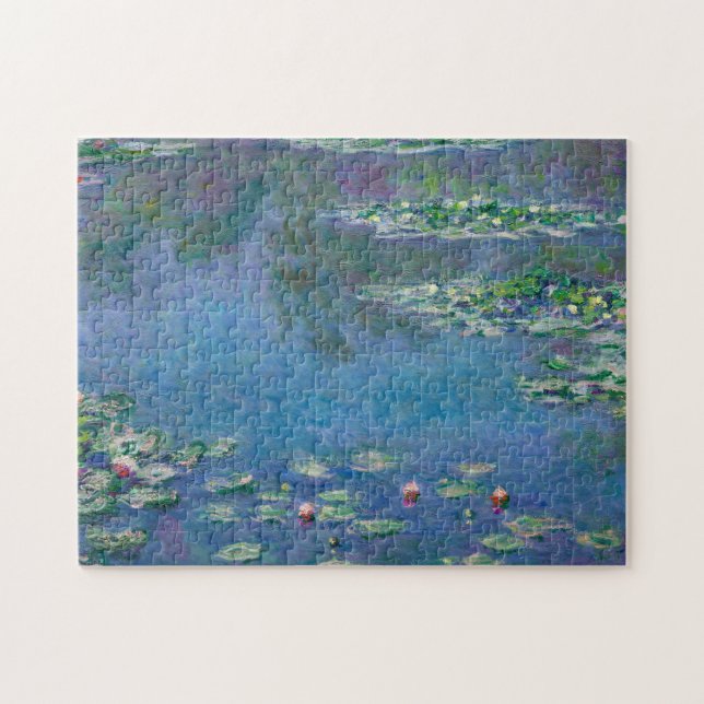 Monet Vatten Lilies Painting Pussel (Horisontell)