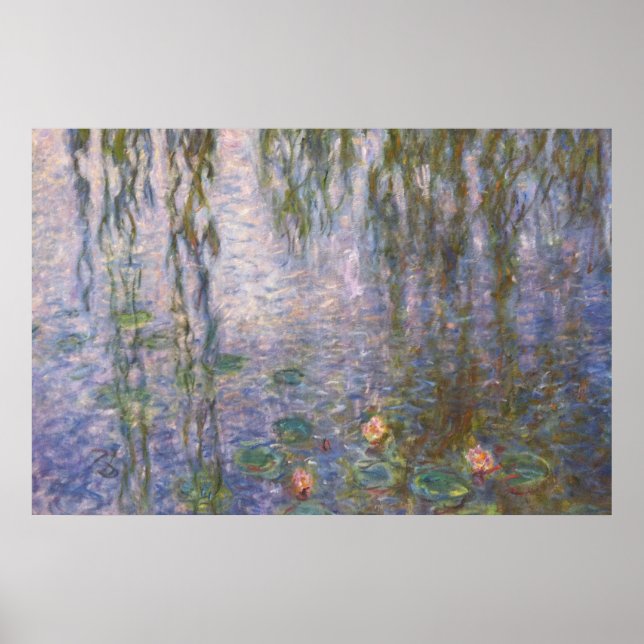 Monet Vatten Lilies Poster (Framsidan)