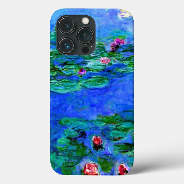 Monet - Vatten Lilies (röd) (Baksida)
