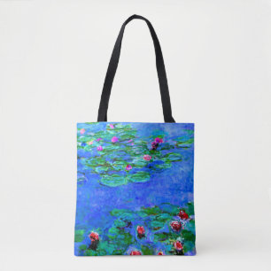 Monet - Vatten Lilies (Röda) Tygkasse