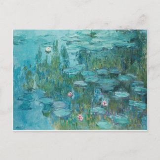 MONET Vatten Lilies Vykort