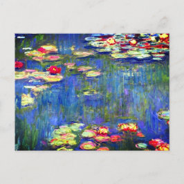 Monet Vatten Lilies Vykort