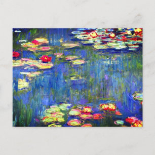 Monet Vatten Lilies Vykort