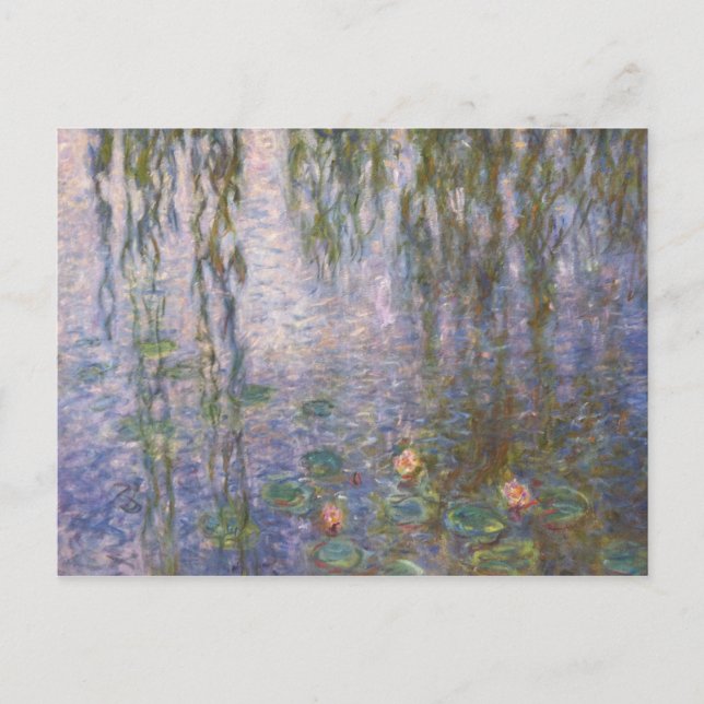 Monet Vatten Lilies Vykort (Framsida)