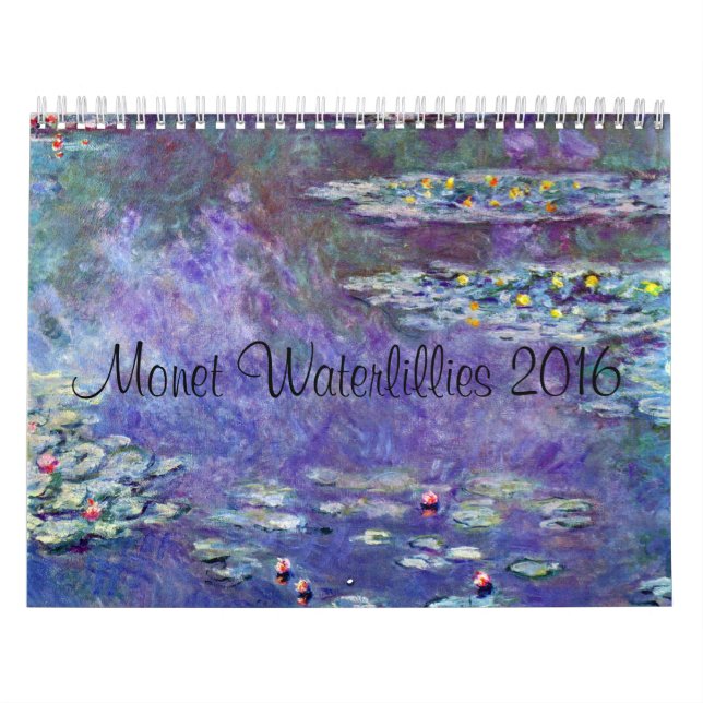 Monet vatten Lillies 2016 Kalender (Omslag)