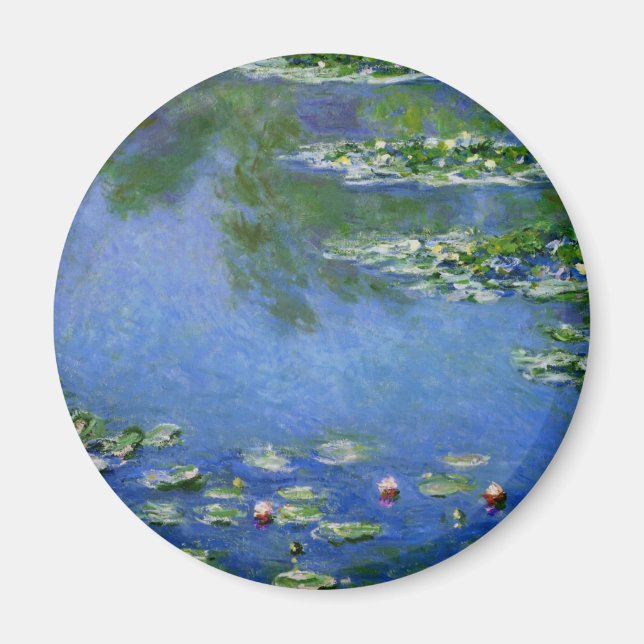 Monet Vatten Lillies Magnet (Framsidan)