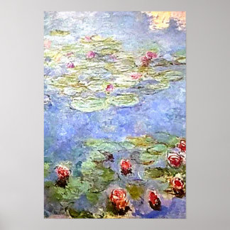 Monet Vatten Lillies Poster