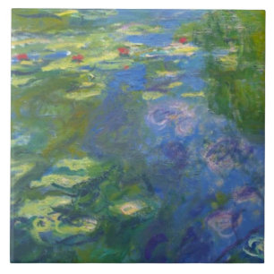 Monet vatten Lilly lämnade modul för att belägg Kakelplatta