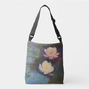 Monet Vatten Lily Lilies Pond Waterlilies Painting Axelväska