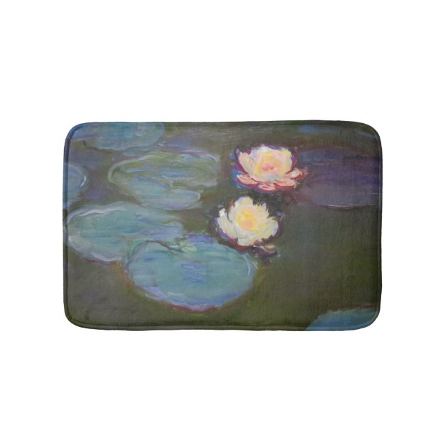 Monet Vatten Lily Lilies Pond Waterlilies Painting Badrumsmatta (Framsidan)