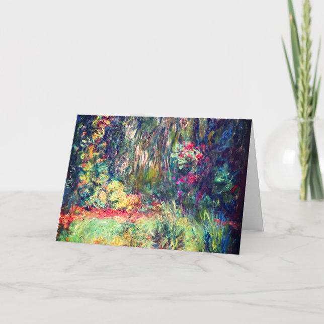Monet Vatten Lily Pond Inbjudan (Framsida)