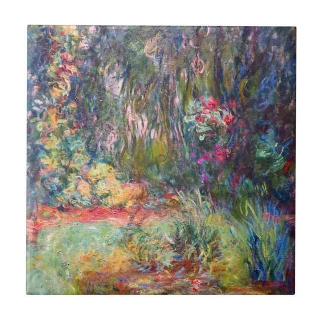 Monet Vatten Lily Pond Kakelplatta (Framsidan)
