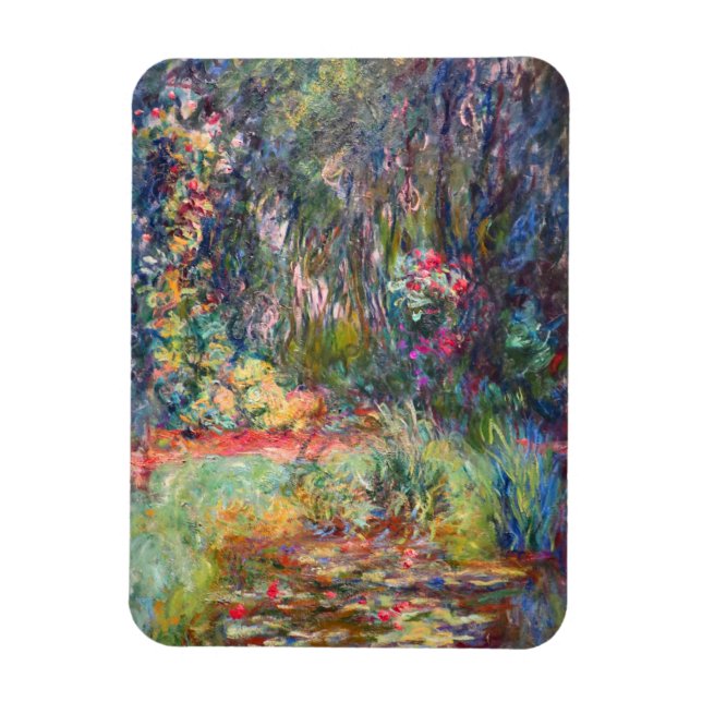 Monet Vatten Lily Pond Magnet (Vertikal)